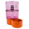 Filtro Bebedouro AcquaPet 8 litros 1 vela Rosa com bomba bivolt - cachorros e gatos - 1