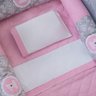 Enxoval para Berço Desmontável Juju Rosa - 4