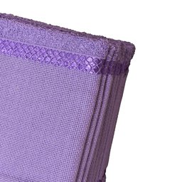 Kit 12 Toalhas Lavabo Belíssima Bordar Ponto Cruz Perfeito Estilo Lavabo Belissima Roxo - 3