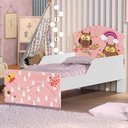 Ver imagem 1 de Mini Cama Corujinhas e Borboletas Com Colchão