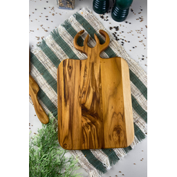 Tábua de Corte Alce M – Madeira de Teca 41x25x2cm - 3