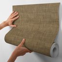 Ver imagem 2 de Adesivo de Parede Vinilico Decorativo Efeito Linho Minimalista - Kit 10 Metros