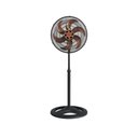 Ver imagem 1 de Ventilador de coluna Ventisol turbo 6 preto com 6 pás bronze 40 cm diâmetro 220V