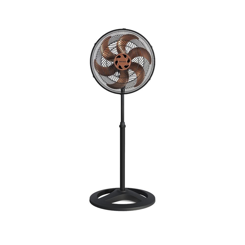 Ventilador de Coluna Ventisol Turbo 6 Preto com 6 Pás Bronze 40 Cm Diâmetro 127v