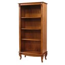 Ver imagem 2 de Estante para Livros em Madeira Maciça 3 Prateleiras Pés Luiz Xv Genebra 5102 - Pinhão