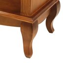 Ver imagem 3 de Estante para Livros em Madeira Maciça 3 Prateleiras Pés Luiz Xv Genebra 5102 - Pinhão