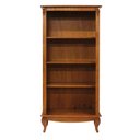 Ver imagem 6 de Estante para Livros em Madeira Maciça 3 Prateleiras Pés Luiz Xv Genebra 5102 - Pinhão
