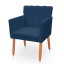 Ver imagem 1 de Poltrona Cadeira para Sala Confortável e Reforçada Carol Suede