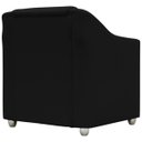 Ver imagem 4 de Kit Namoradeira + 4 Poltronas Decorativas para Sala Mila Suede Cores Pé de Plastico Cromado