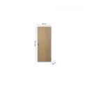 Ver imagem 3 de Kit Porta de Madeira Decorada 215x85cm com Batente de Aço 6cm Gaúcha Mgm Abertura Direita