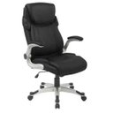 Ver imagem 1 de Cadeira Presidente Pelegrin PEL-4209 em Couro Pu Preto