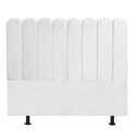 Ver imagem 2 de Cabeceira Estofada Alanis 195CM King Suede Branco - D A DECOR
