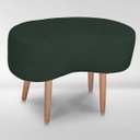 Ver imagem 2 de Kit 02 Puff Orgânico Curvo Feijão para Sala e Quarto Recepção Clínica e Escritório Suede