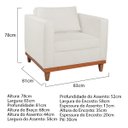 Ver imagem 3 de Kit 2 Poltronas Decorativa Europa Bouclé - Doce Sonho Móveis