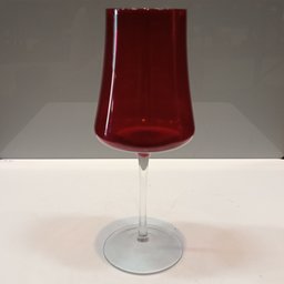 Jg 2pç Taças Água Home&co Latour Vidro 560ml 24x10x10cm Vermelho - 5
