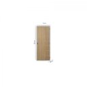 Ver imagem 3 de Kit Porta de Madeira Decorada 215x75cm com Batente de Aço 6cm Cantareira Mgm