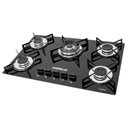 Ver imagem 1 de Cooktop Chamalux Tripla Chama 5 Bocas com Acendimento Automático Preto - Bivolt