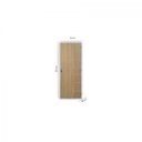 Ver imagem 3 de Kit Porta de Madeira Decorada 215x65cm com Batente de Aço 06cm Cantareira Mgm