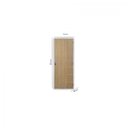 Ver imagem 3 de Kit Porta de Madeira Decorada 215x75cm com Batente de Aço 06cm Cantareira Mgm Abertura Direita