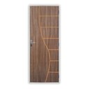 Ver imagem 2 de Kit Porta de Madeira Decorada 215x75cm com Batente de Aço 06cm Cantareira Mgm