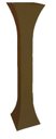 Ver imagem 4 de Vaso Planta Pilar Suporte Torre 140x30 Trapézio Polietileno BGPLASTICOS V21 AREIA 001