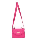 Ver imagem 3 de Bolsa Feminina Lisa Pequena Alça Transversal e de Mão