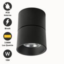 Ver imagem 3 de Spot de Sobrepor Led Alny Redondo 3000k 10w Bivolt Preto - Nordecor 2135