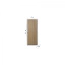 Ver imagem 3 de Kit Porta de Madeira Lisa 215x65cm com Batente de Aço 6cm Açomad Mgm Abertura Esquerda