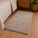 Ver imagem 1 de Tapete para Quarto Milano Soft 0.50x1.00 Antiderrapante:Mescla Bege