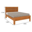 Ver imagem 4 de Cama de Casal para Colchão 138x188cm Multimóveis CR35460 Cinamomo