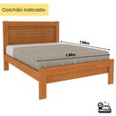 Ver imagem 5 de Cama de Casal para Colchão 138x188cm Multimóveis CR35460 Cinamomo