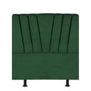 Ver imagem 1 de Cabeceira Estofada Bélgica 90cm Solteiro para Cama Box Quarto Suede Verde - Gat Magazine