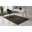Ver imagem 6 de Tapete Sala Alto Padrão Antiderrapante Estampa em 3d 150x200 Hb15 Marrom