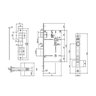 FECHADURA ARCHITECT 55MM ST2 892 BANHEIRO INOX POLIDA FECHADURA PERFORMANCE 55MM ST2 892 BANHEIRO - 2