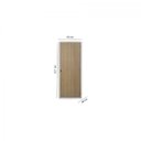 Ver imagem 3 de Kit Porta de Madeira Lisa 215x65cm com Batente de Aço 06cm Açomad Mgm Abertura Esquerda