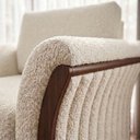 Ver mais imagens de Poltrona Decorativa Royal Base Madeira Boucle Tce 1010 Moll