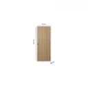 Ver imagem 3 de Kit Porta de Madeira Lisa 215x75cm com Batente de Aço 06cm Açomad Mgm