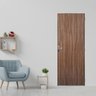 Kit Porta de Madeira Lisa 215x75cm com Batente de Aço 06cm Açomad Mgm - 1