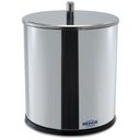 Ver imagem 1 de Lixeira Inox com Tampa Decorline 3,2 Litros - 3030/201 - Brinox Lixeira Inox C/tampa 15x20cm Brinox