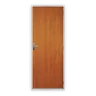 Kit Porta de Madeira Lisa 215x65cm com Batente de Aço 06cm Açomad Mgm - 1