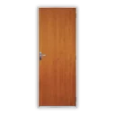 Ver imagem 1 de Kit Porta de Madeira Lisa 215x65cm com Batente de Aço 06cm Açomad MGM Abertura Esquerda Marrom/Mogno