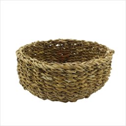 Cesto Redondo Guarani de Seagrass Médio 25cm X 10cm Jolitex U2.0359010.l1057 - 1