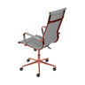 Cadeira de Escritório Giratoria Eames Cinza - Alta | Rose Gold - 2