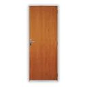 Ver imagem 1 de Kit Porta de Madeira Lisa 215x85cm com Batente de Aço 12cm Açomad MGM Abertura Esquerda Marrom/Mogno
