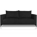Ver imagem 1 de Sofa Nori 2 Lugares Pes de Ferro 160cm Linho Boucle 3304 Ezz