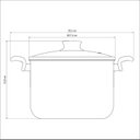 Ver imagem 4 de Caldeirão Paris Antiaderente 9,6 L Vermelho Tramontina