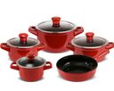 Ver imagem 1 de Conjunto de Caçarolas Duo Smart 5 Peças Pomodoro Ceraflame J604646