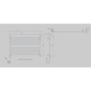 Ver imagem 2 de Aquecedor De Toalhas Térmico Seccare Concetto Branco Preto 110v