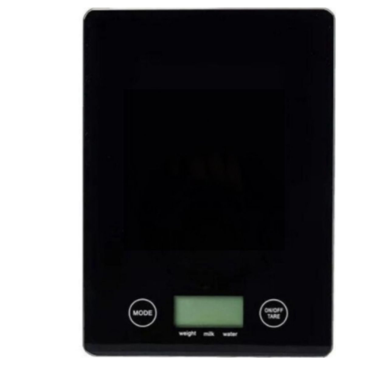 Balança Digital Inox 5kg Cozinha Nutrição E Dieta Vidro Temperado - Preto
