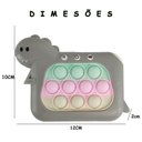 Ver imagem 4 de Pop It Mini Game Som Luzes Interativo Dinossauro Anti Estresse Relaxante Sensorial Fidget Criança
